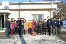 송학면 장곡리에 소방기구 설치
