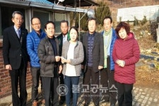 가덕면 4개 단체, 화재피해 이웃 성금전달