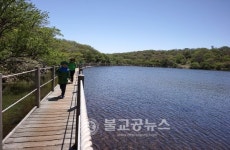 제주 한라산 사라오름 산정호수 만수