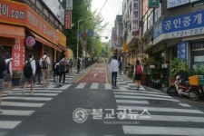 성남 원터로에 보행로 생겨
