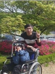 복무중인 박유진 군, 특수학급 지체장애 섬김