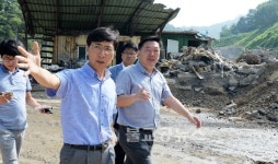 안희정 지사, 청양 비봉면 현장방문