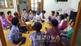 봉산교회,  어르신들 건강한 여름나기 일조