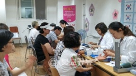 흥덕보건소, 찾아가는 건강상담실 운영