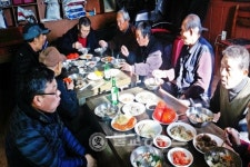 도산면 온혜3리 어르신들 매일 함께 식사