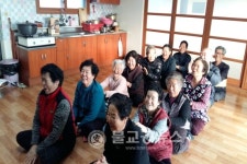 추산보건진료소, 농한기 건강교실 인기