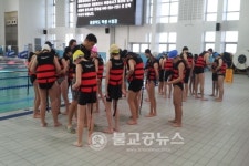 충북학생수영장, 수영교실 인기