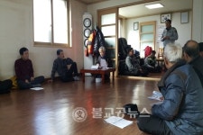 군북파출소, 어르신 범죄예방 홍보