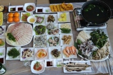 여수 새조개 샤브샤브맛집 군산횟집 추천