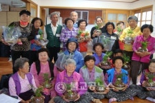 청천면, 원도원 마을 노인 문화교육
