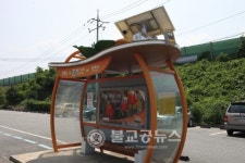 영동군, 버스승강장 새롭게 변모