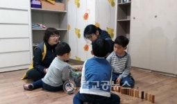 여수시청 심봉사단 복지시설 사랑의 손길