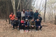 향토문화탐방 첫걸음 옥산봉 등반