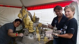 괴산 조령민속공예촌 옹기종기도예, 축제 준비 분주