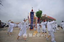 [포토]속초 도문농요, 모내기 시연행사