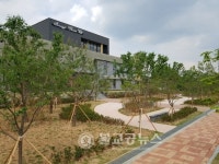 논산시, 복지시설 성지드림빌 나눔숲 조성 완료