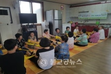 논산시,  밴드운동으로 건강 100세까지