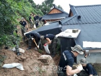 상당구 용암1동, 호우피해 복구를 위한 총인력 투입
