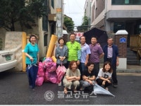 제천 청전동, 위기가구 청소 및 도배 지원