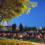 고양시 야간공원운동, 운동의 생활화 의지 활활