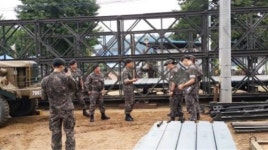 제1115공병단 수해복구 위해 폭염에도 구슬땀