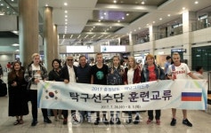 충남·러시아 탁구선수단 하계강화훈련 돌입