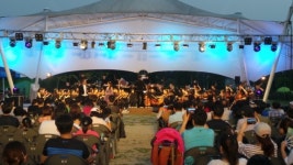 청주시 도심 속에서 즐기는 한여름 밤의 콘서트