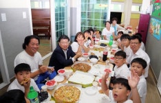 권선택 대전시장, 아동복지시설 지역아동센터 방문