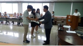 제천 봉양장학회, 지역 인재 육성 위해 장학금 전달