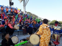 충주시민 서포터즈, 전국체전 경기장 달군다