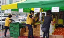 여수시 월호동, 8일 농산물 직거래 장터 운영