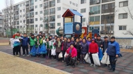 제천 의림지동, 설맞이 환경정화 봉사활동 펼쳐