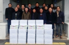 한재초, 제44회 동창회 경로당 위문품 전달