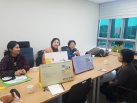 청주오송도서관 무지개봉사단 간담회 실시