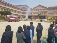 청주성신학교, 119안전센터와 합동소방훈련 실시