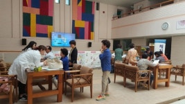 청주시 평생학습관에서 건강상담 실시