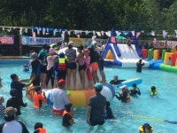 괴산군 새단장 연풍 수옥정 물놀이장, 피서 인파로 북적