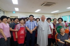 태고종 염불사, 서울시립수락양로원 위문
