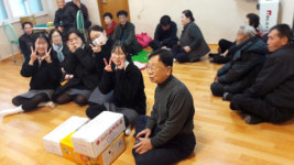일신여자고 경로당 4곳 섬김 활동 펼쳐