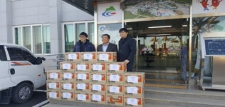 청양군 장평중학교 제25회 동창회, 장평면 라면 전달