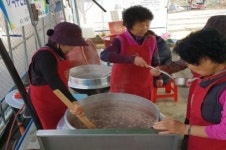 계룡시 용도령 영농조합 마을기업, 팥죽 나눔행사