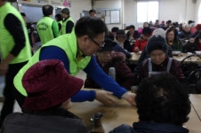 북부종합사회복지관,  노인 및 사회소외계층 배식봉사