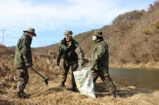 육군 37사단 화랑연대, 충북 옥천 서화천 자연정화활동