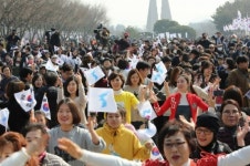 IWPG 대전충청지부, 통일이 온다네 플래시몹 공모전 최우수상 수상