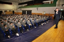 김병우 충청북도교육감, 충주대원고등학교에서 특강