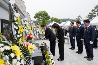 증평군, 제64회 현충일 추념식 거행