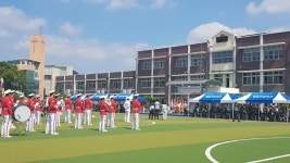 영동초, 6.25 참전용사 모교 명패 증정 및 무공훈장 수여