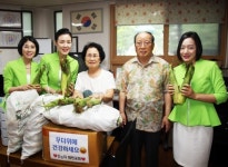 신천지 대전교회, 서구 노인정 16곳에 옥수수·감자 전달