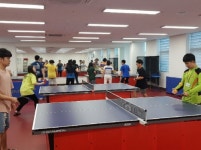 알프스하동종합복지관 여름방학 장애인 청소년 탁구교실 운영