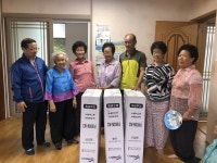 하동군 옥종면, 남강댐주변지역 경로당 보행보조기 지원